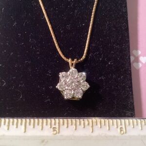 Diamond and Gold Necklace